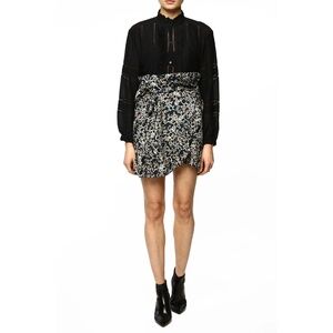 Isabel Marant Etoile Tempster Linen Wrap Skirt Size 38
